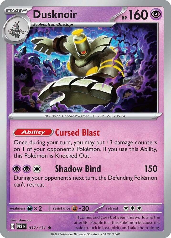 Dusknoir (037/131) [SV Prismatic Evolutions]