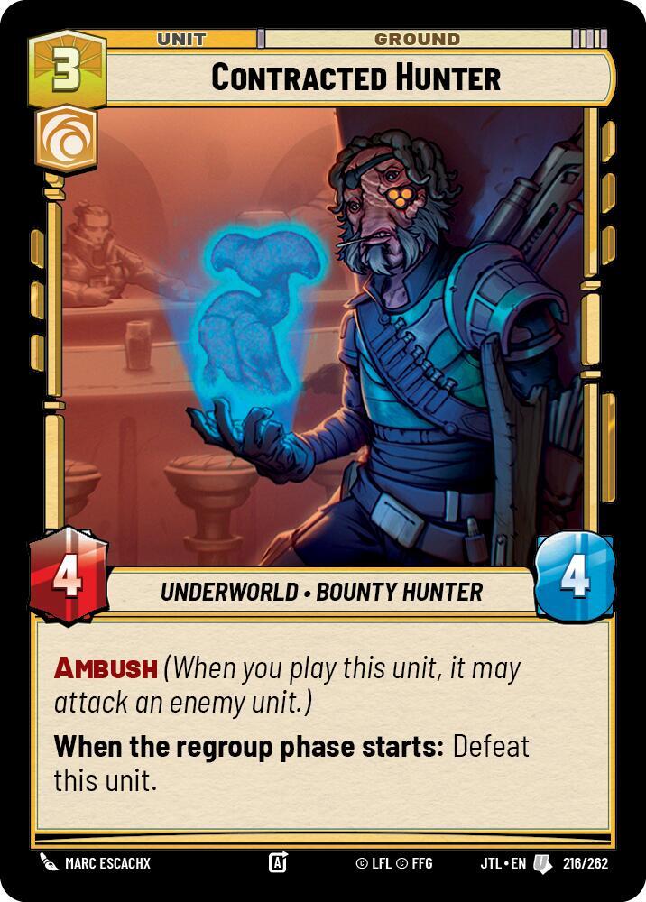 Contracted Hunter (216/262) [Jump to Lightspeed]