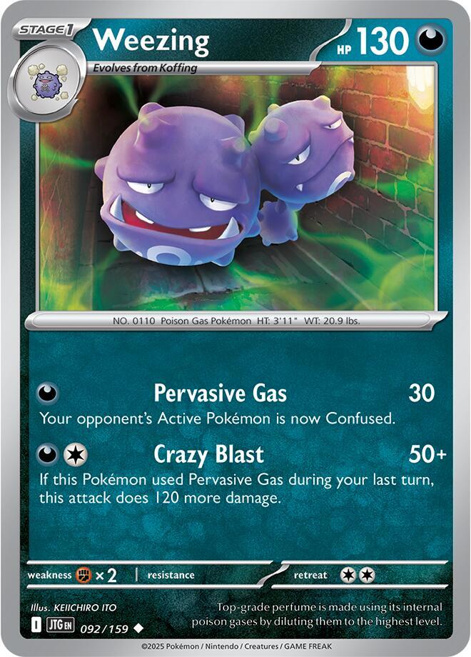 Weezing (092/159) [SV09 Journey Together]