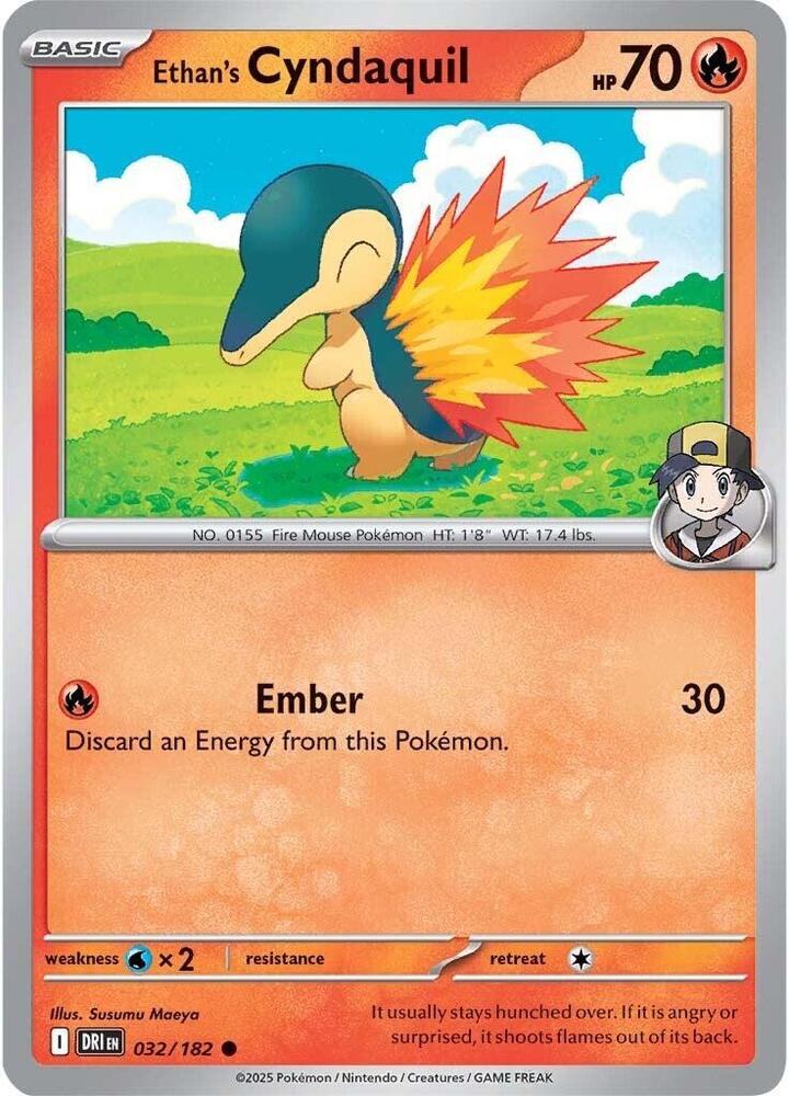 Ethan's Cyndaquil (032/182) [SV10: Destined Rivals]