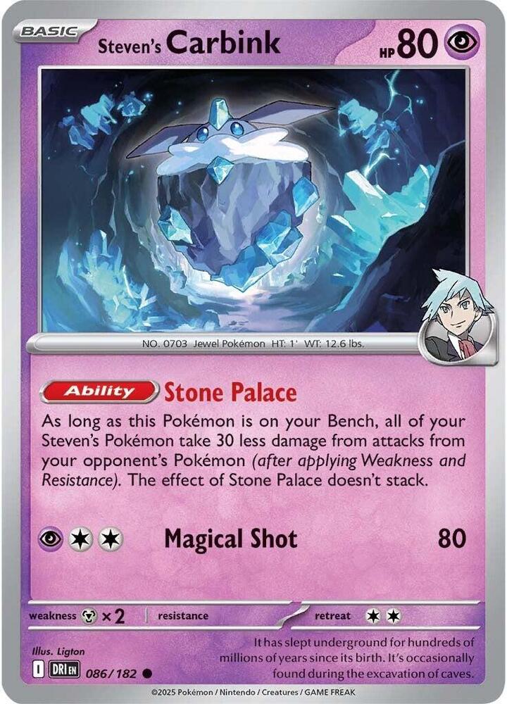 Steven's Carbink (086/182) [SV10: Destined Rivals]