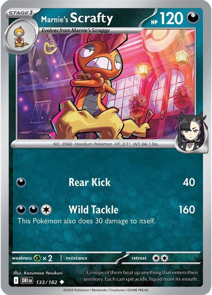 Marnie's Scrafty (133/182) [SV10: Destined Rivals]