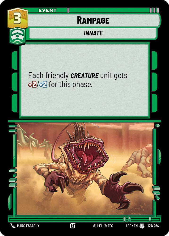 Rampage (127/264) [Legends of the Force]