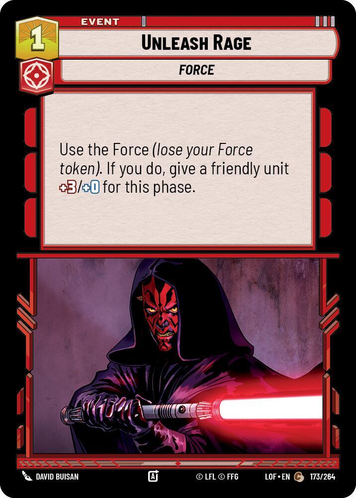 Unleash Rage (173/264) [Legends of the Force]