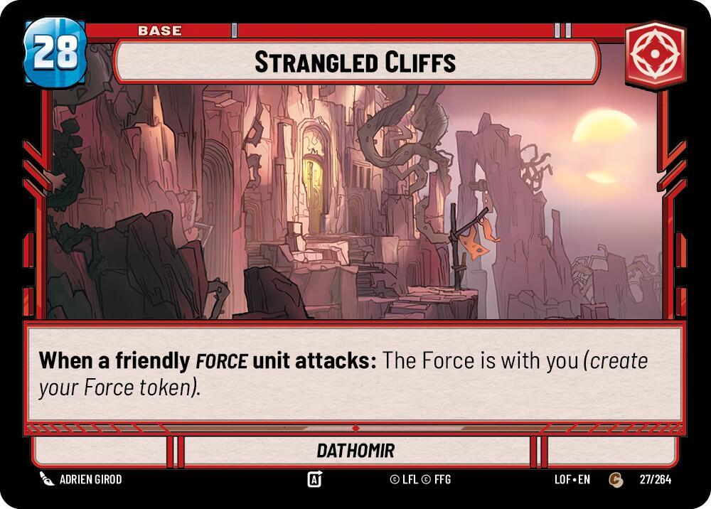Strangled Cliffs // Force (027/264 // T03/T03) [Legends of the Force]
