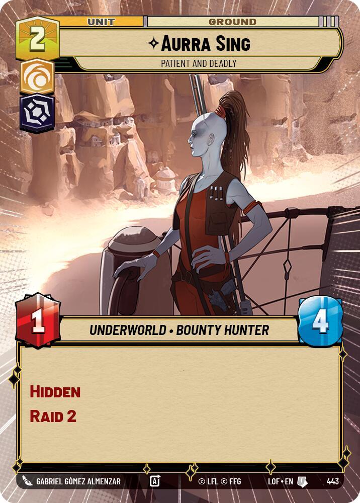 Aurra Sing - Patient and Deadly (Hyperspace) (443) [Legends of the Force]