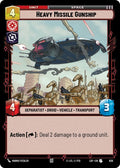 Heavy Missile Gunship (Foil) (636) [Legends of the Force]